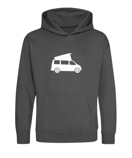 Big Bobble Hats Ltd Kids Hoody Extra Extra Small / Storm Grey Kids Campervan Hoodie