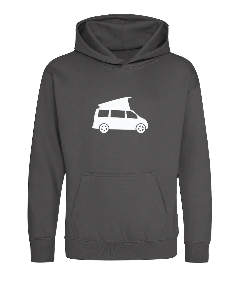 Big Bobble Hats Ltd Kids Hoody Extra Extra Small / Storm Grey Kids Campervan Hoodie