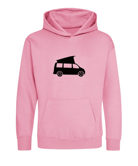 Big Bobble Hats Ltd Kids Hoody Extra Extra Small / Candyfloss Pink Kids Campervan Hoodie