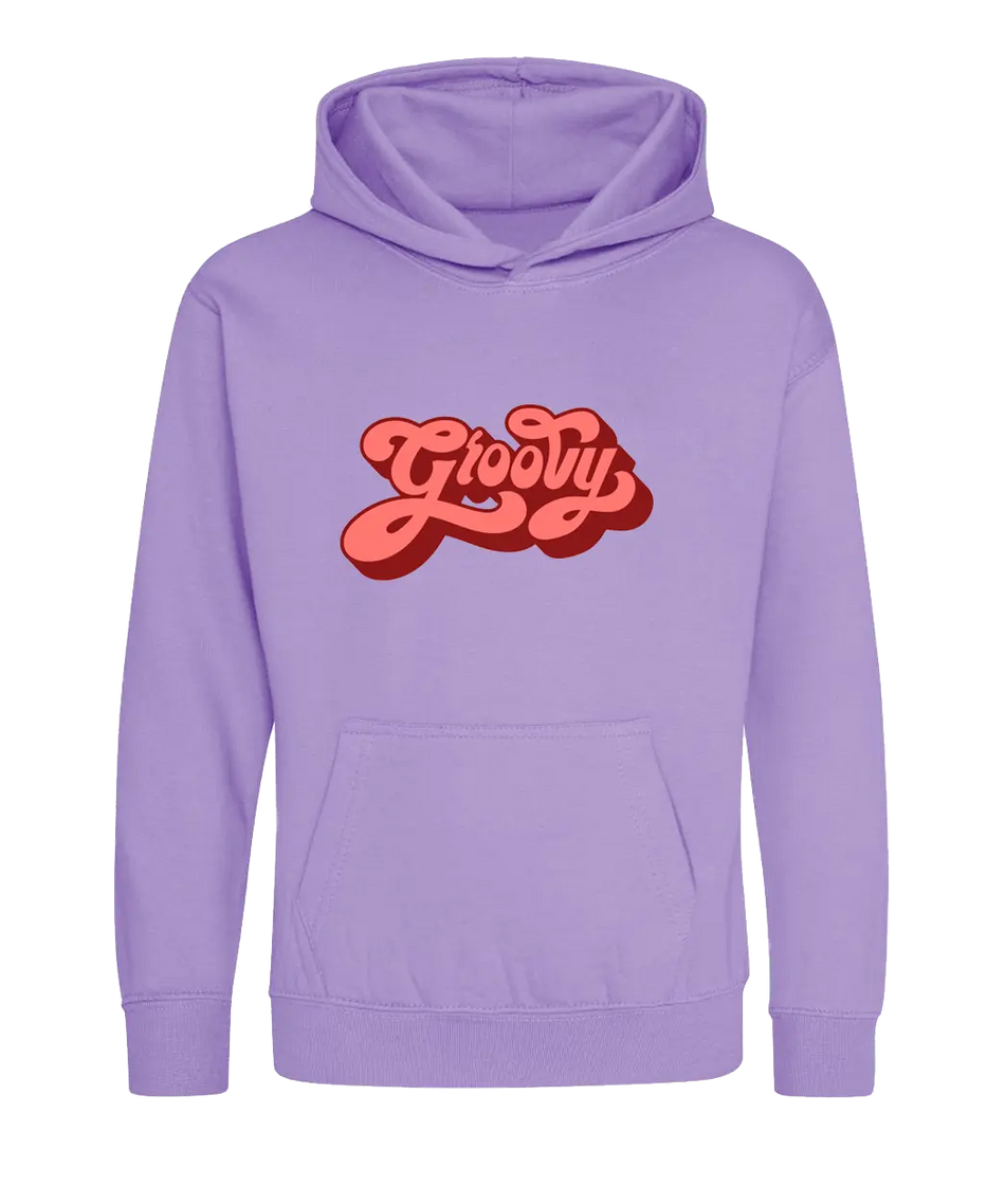 Big Bobble Hats Ltd Kids Hoody Extra Extra Small / Digital Lavender Kids Groovy Hoodie