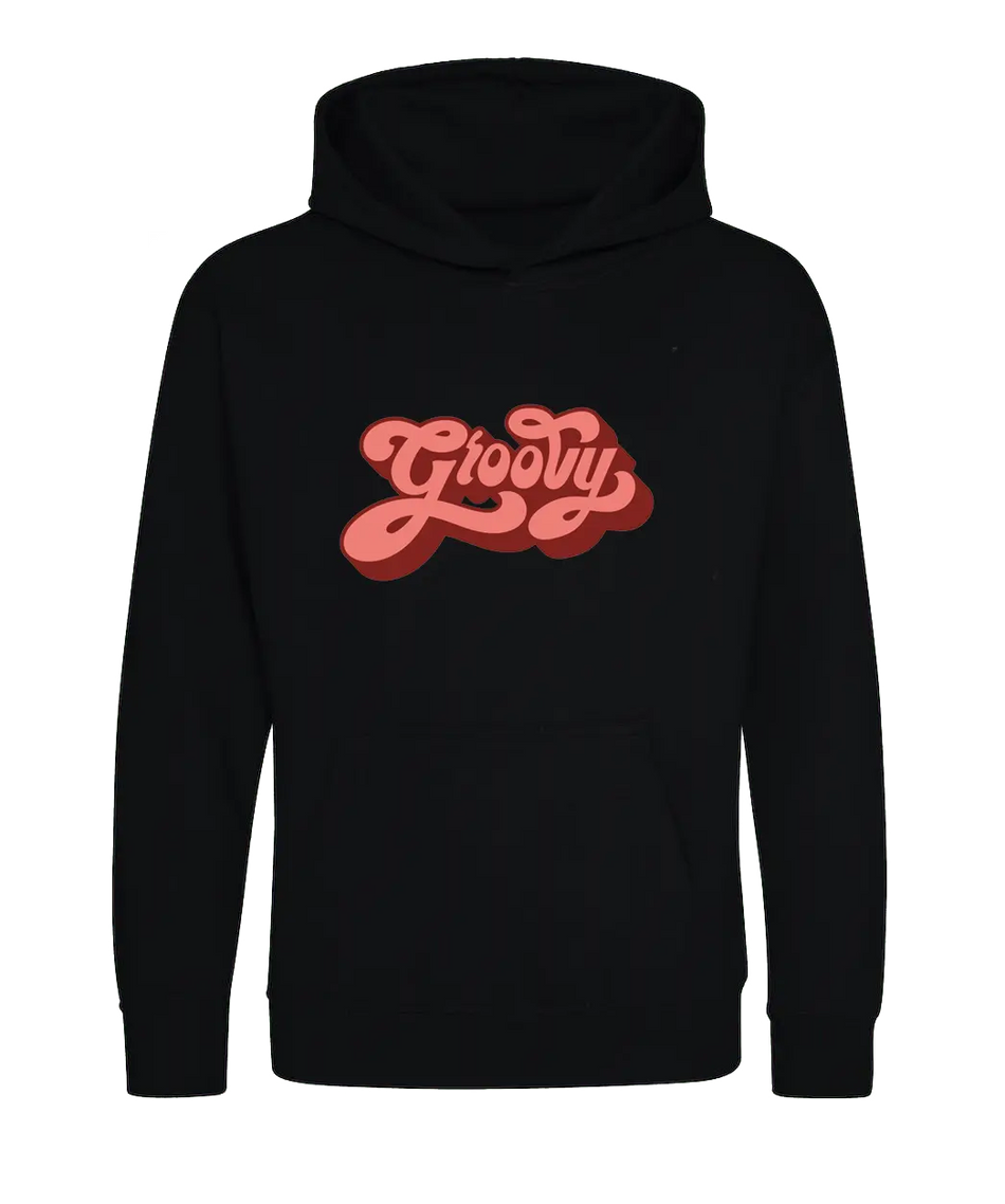 Big Bobble Hats Ltd Kids Hoody Extra Extra Small / Black Kids Groovy Hoodie