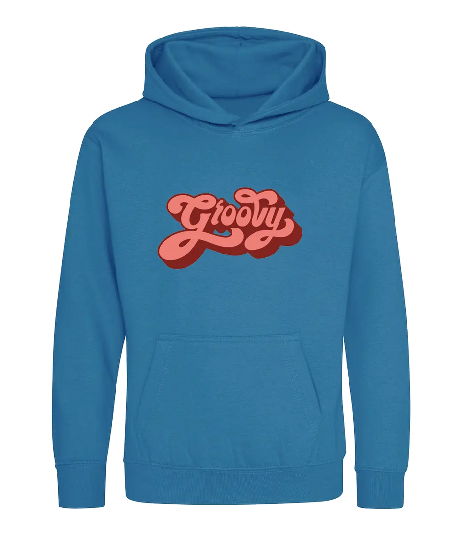 Big Bobble Hats Ltd Kids Hoody Extra Extra Small / Sapphire Blue Kids Groovy Hoodie