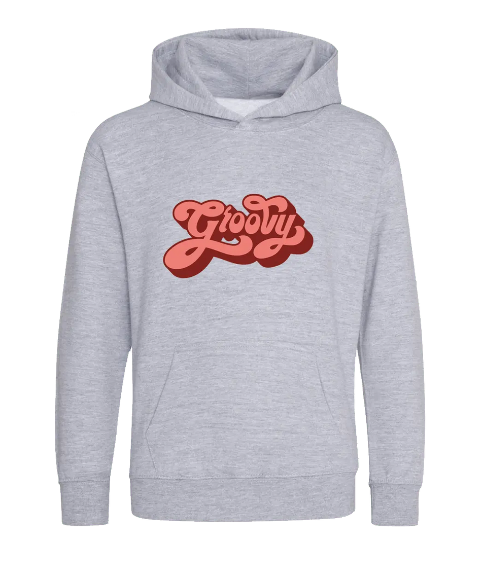 Big Bobble Hats Ltd Kids Hoody Extra Extra Small / Heather Grey Kids Groovy Hoodie