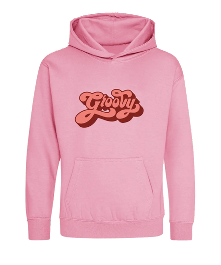 Big Bobble Hats Ltd Kids Hoody Extra Extra Small / Candyfloss Pink Kids Groovy Hoodie