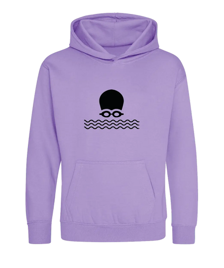 Big Bobble Hats Ltd Kids Hoody Extra Extra Small / Digital Lavender Kids Open Water Swimming Hoodie