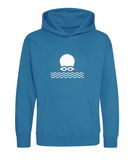 Big Bobble Hats Ltd Kids Hoody Extra Extra Small / Sapphire Blue Kids Open Water Swimming Hoodie
