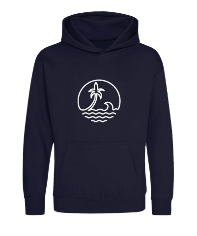 Big Bobble Hats Ltd Kids Hoody Extra Extra Small / Navy Kids Palm Beach Hoodie