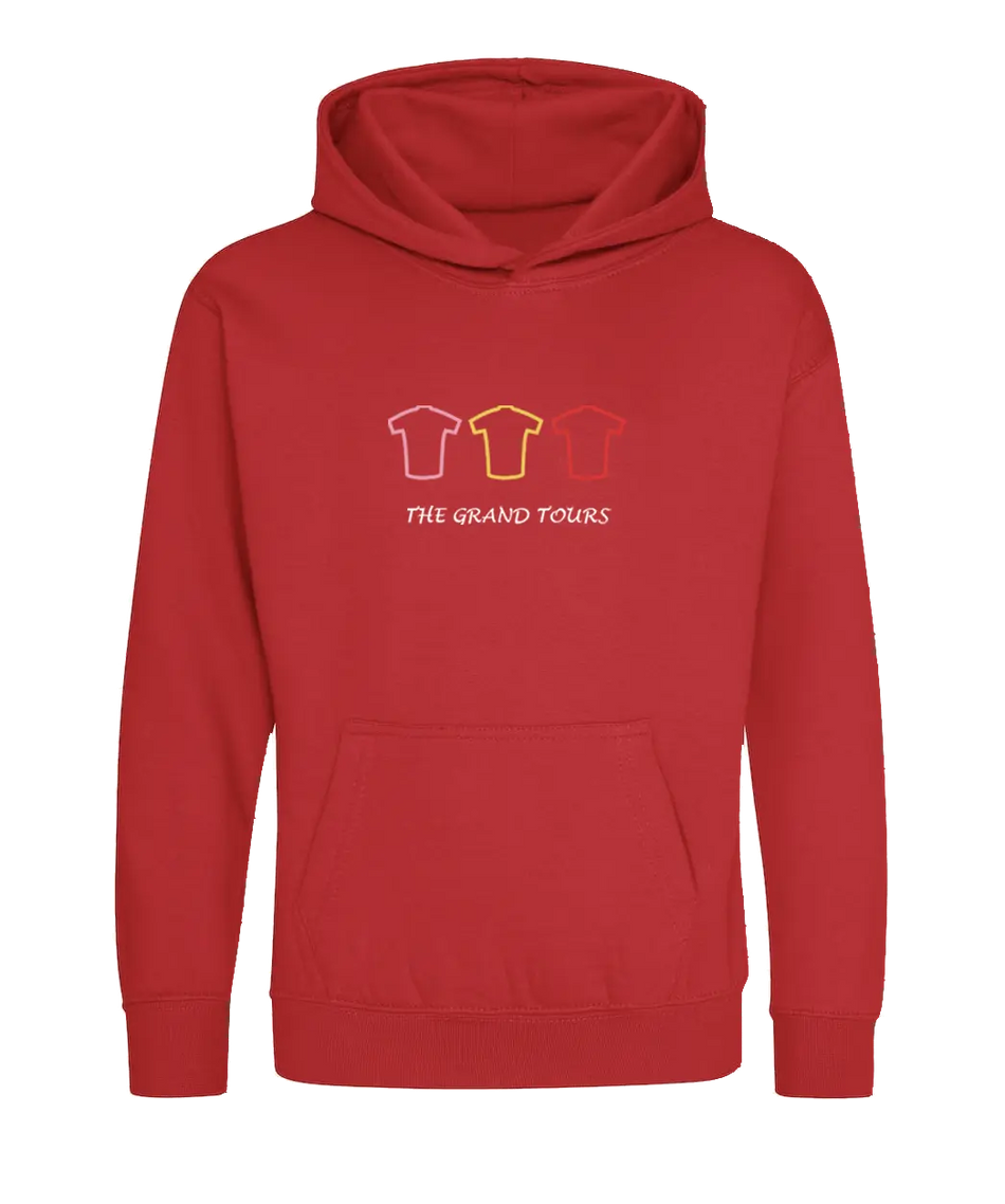Big Bobble Hats Ltd Kids Hoody Extra Extra Small / Red Kids The Grand Tours Hoodie