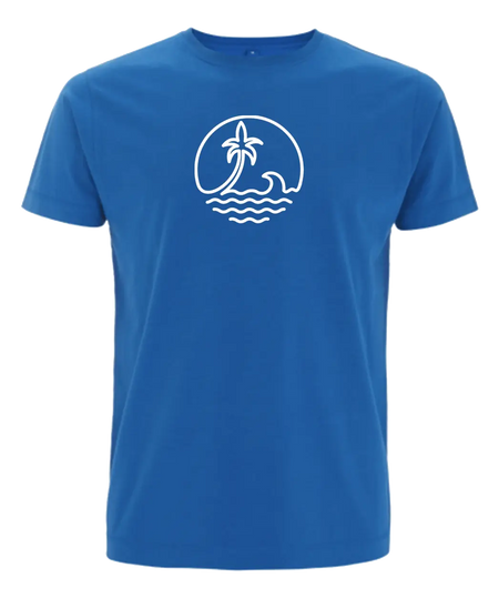 Big Bobble Hats Ltd T-Shirts Small / Blue Palm Beach T-Shirt