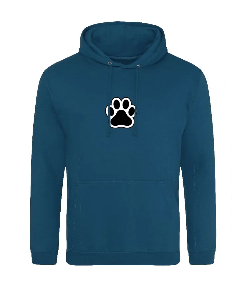 Big Bobble Hats Ltd Hoodies Small / Ink Blue Paw Hoodie