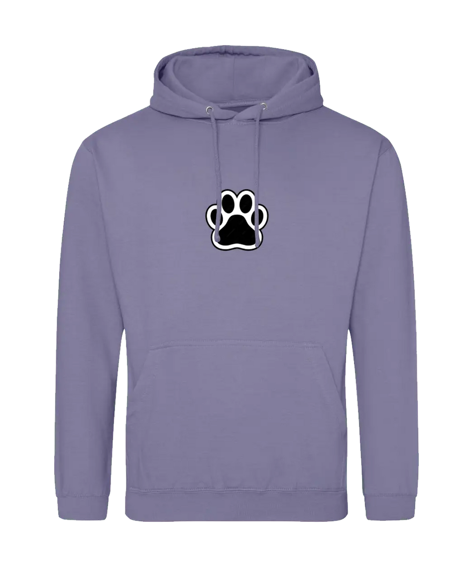 Big Bobble Hats Ltd Hoodies Small / Digital Lavender Paw Hoodie