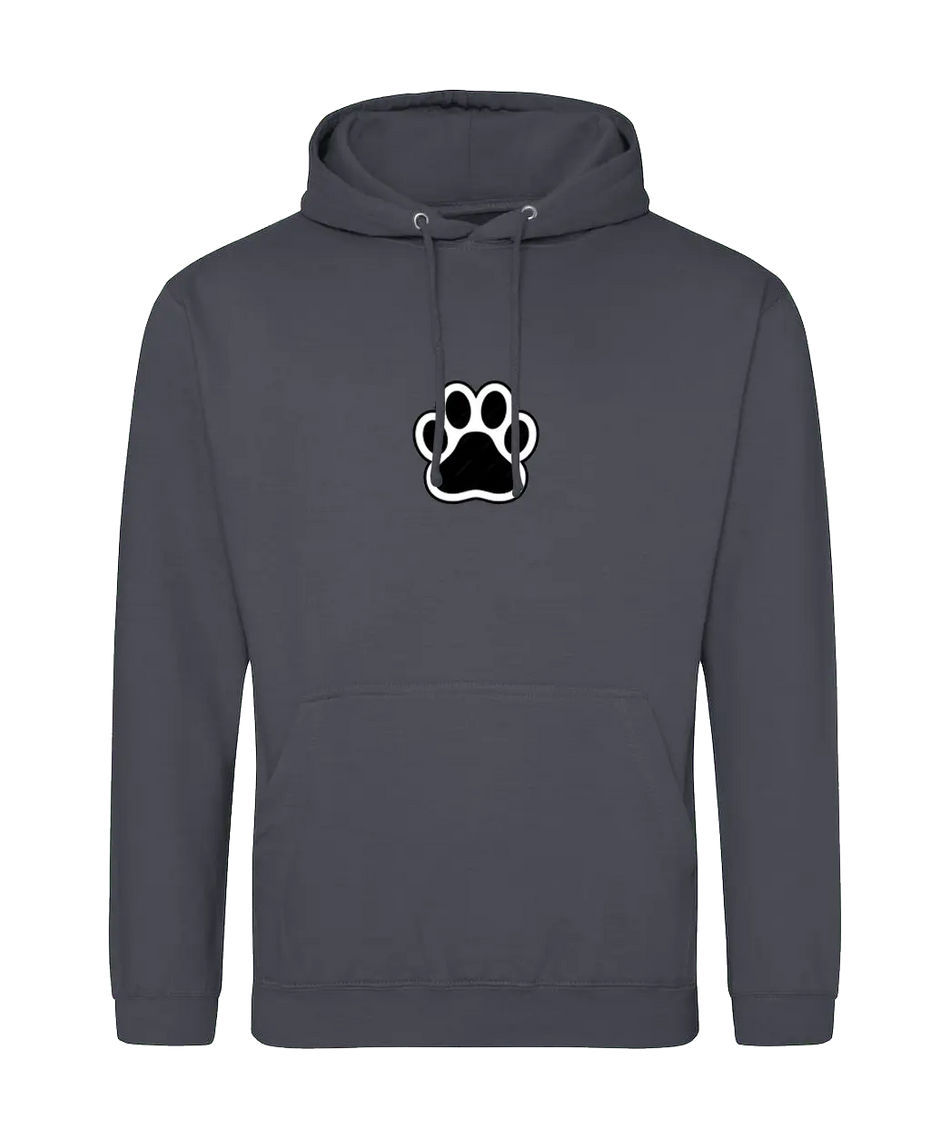 Big Bobble Hats Ltd Hoodies Small / Storm Grey Paw Hoodie