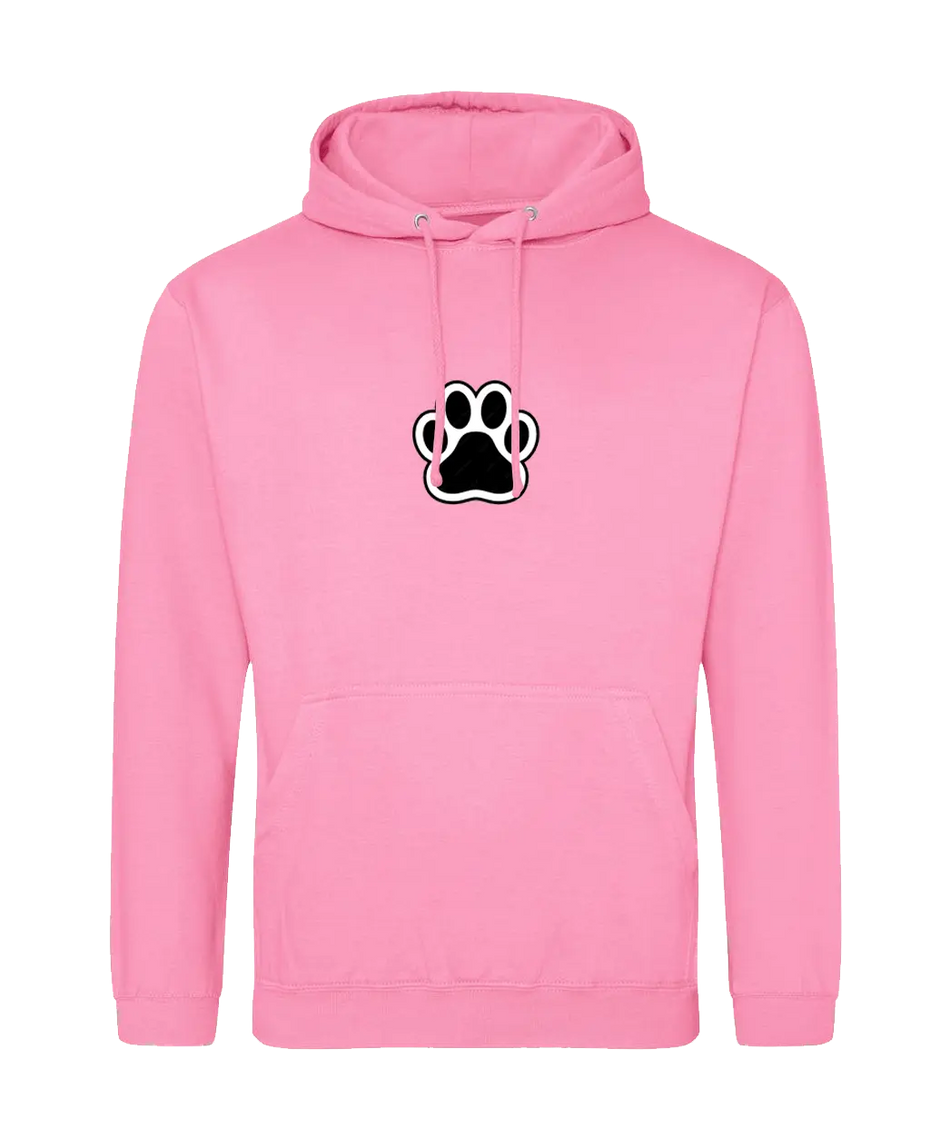 Big Bobble Hats Ltd Hoodies Small / Candyfloss Pink Paw Hoodie