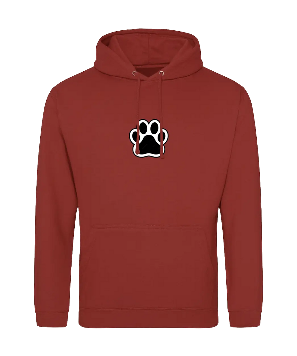 Big Bobble Hats Ltd Hoodies Small / Red Hot Chilli Paw Hoodie