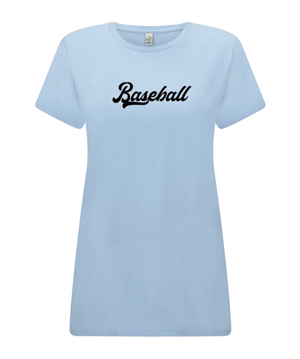 Big Bobble Hats Ltd T-Shirts Extra Small / Light Blue Women's Baseball T-Shirt