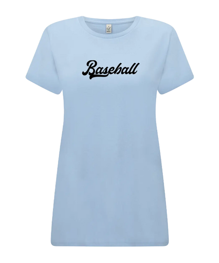 Big Bobble Hats Ltd T-Shirts Extra Small / Light Blue Women's Baseball T-Shirt