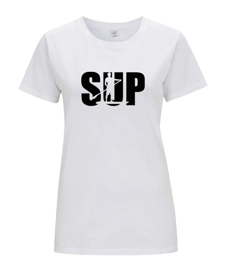 Big Bobble Hats Ltd T-Shirts Extra Small / White Women's SUP T-Shirt