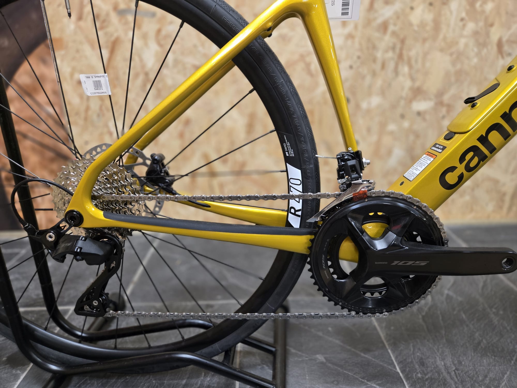 Cannondale Bicycles 56cm Cannondale Synapse Carbon 5 - Ex-Demo - 56cm Yellow