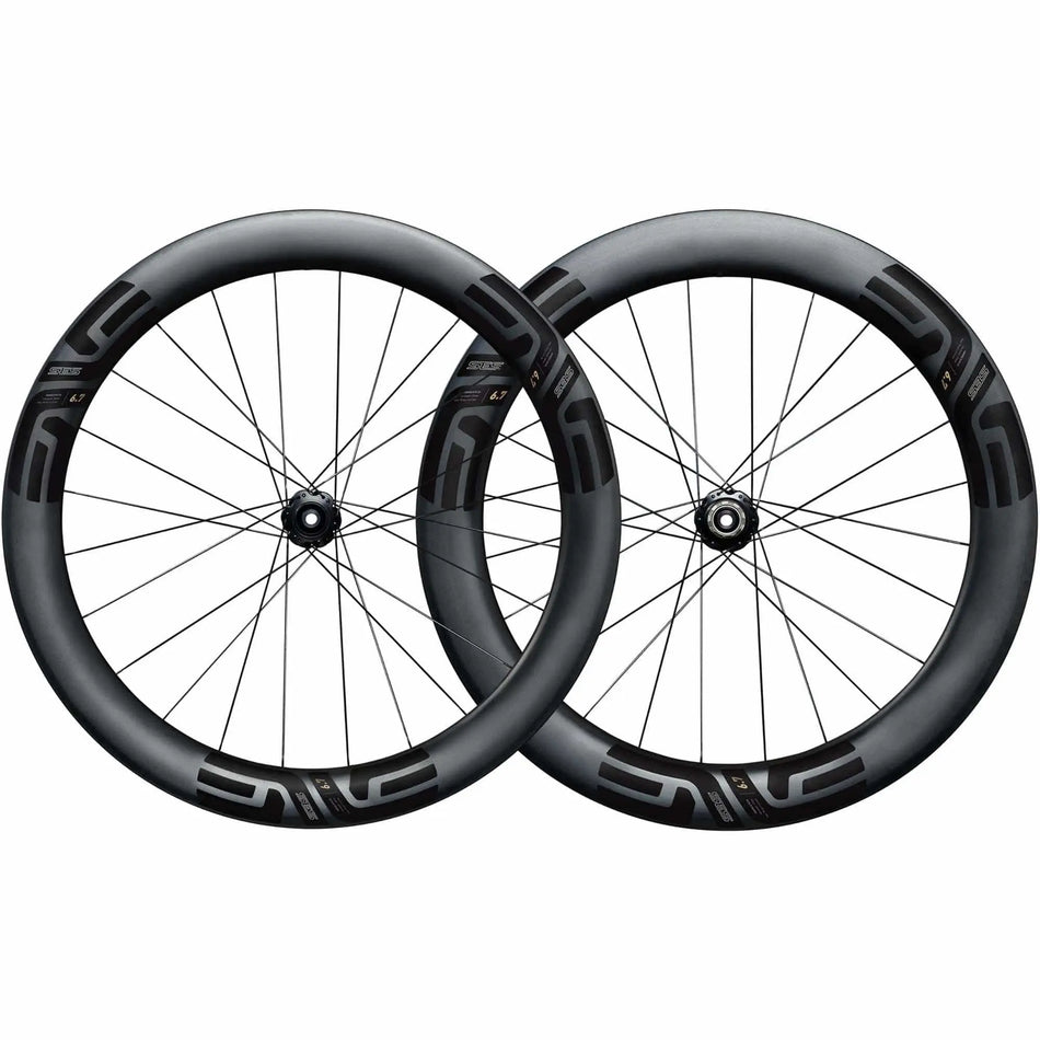 ENVE Rims Black 12/142 / Clincher/N3W ENVE SES 6.7 Wheelset Black 12/142