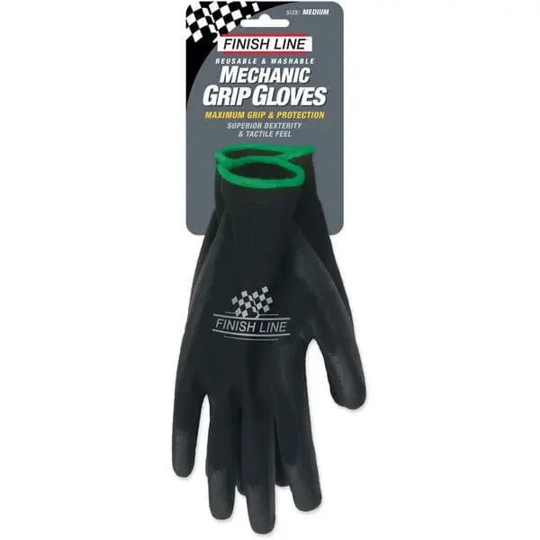 Finish Line L/XL Mechanic Grip Gloves