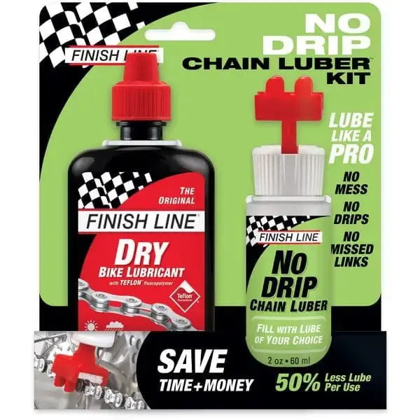 Finish Line No Drip Chain Lube Kit - Dry Lube -  No Drip Chain Luber