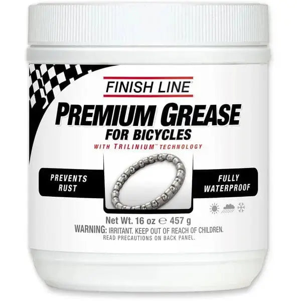 Finish Line 455grams Premium Grease (Ceramic Tech) - Tube 100 g / Tub 455 g / Mega Tub 1.8 kg /