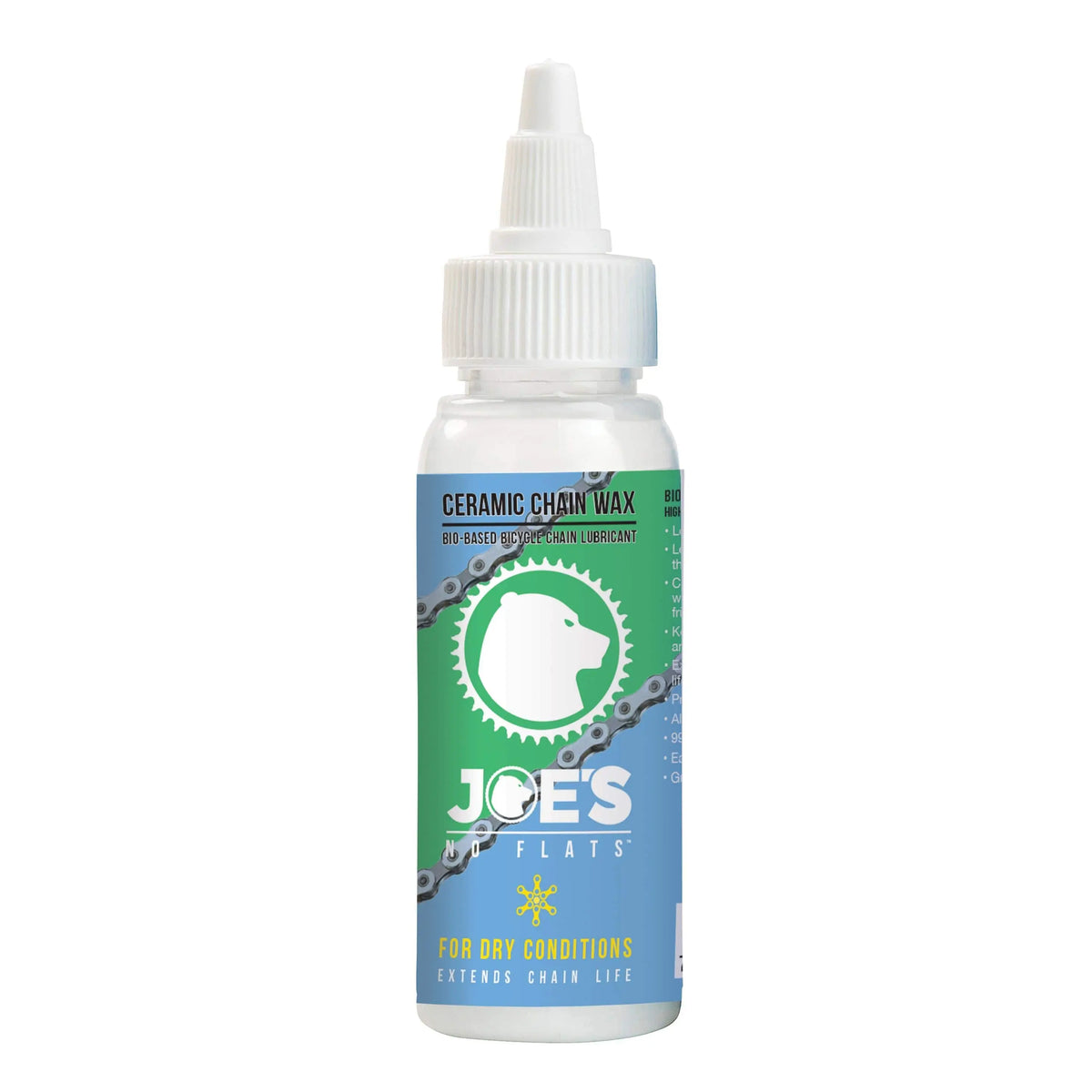 Joe's No Flats Lube Joe's No Flats Ceramic Chain Wax Dry Condition (Drop) 60ml Bottle
