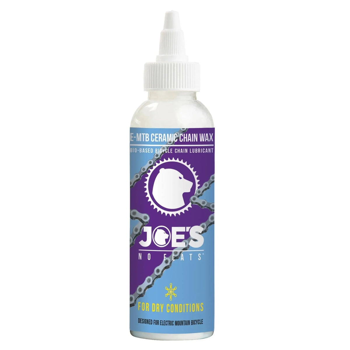 Joe's No Flats Lube Joe's No Flats E-Mtb Ceramic Chain Wax Dry Condition (Drop) 125ml Bottle