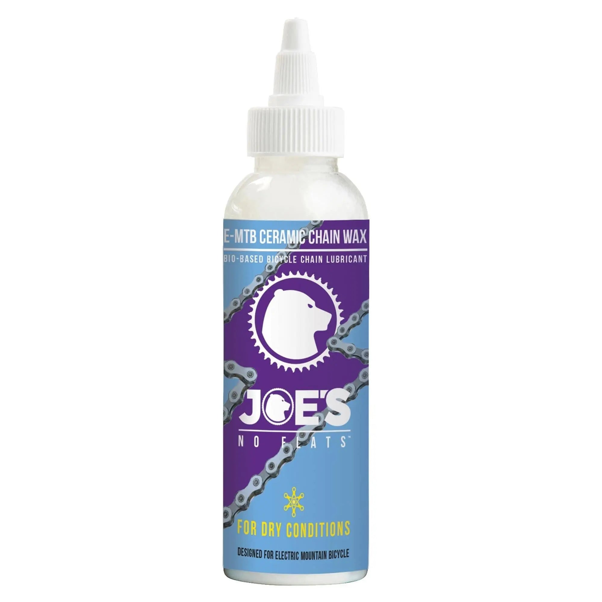 Joe's No Flats Lube Joe's No Flats E-Mtb Ceramic Chain Wax Dry Condition (Drop) 125ml Bottle