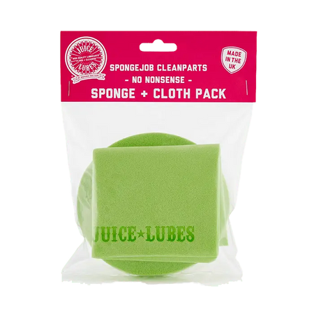 Juice Lubes Cloth SpongeJob CleanParts, Sponge and Cloth Pack