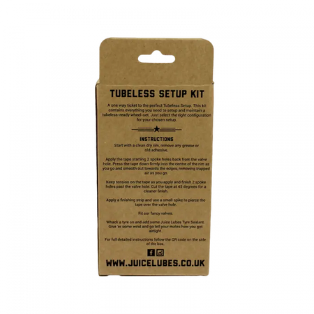 Juice Lubes Valves TUBELESS SETUP KITS