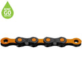 Black/Orange