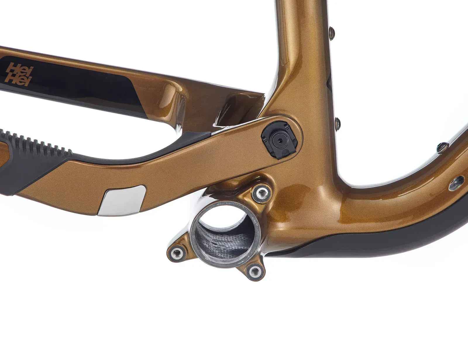 Kona Full Suspension Hei Hei CR G10 Frameset - Full Suspension - Gold