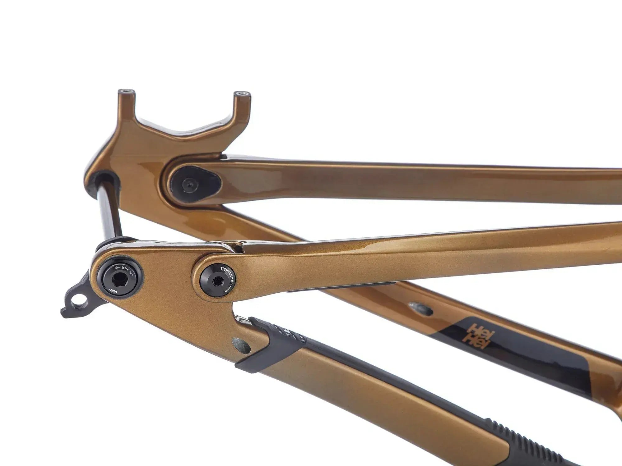 Kona Full Suspension Hei Hei CR G10 Frameset - Full Suspension - Gold
