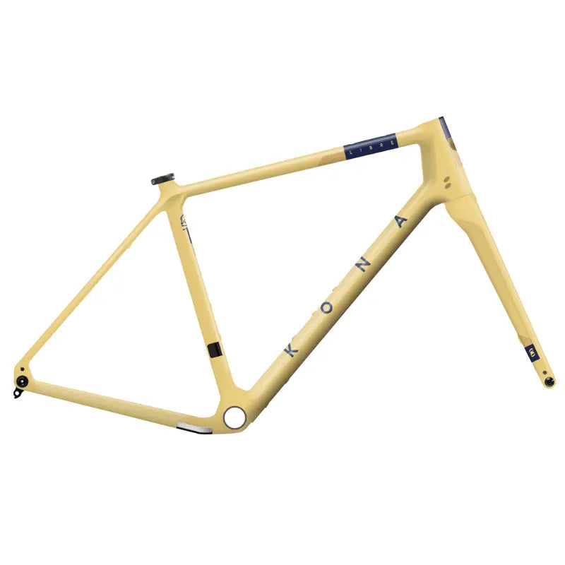 Kona Road / Gravel Libre CR G2 Frameset - Road / Gravel - Yellow