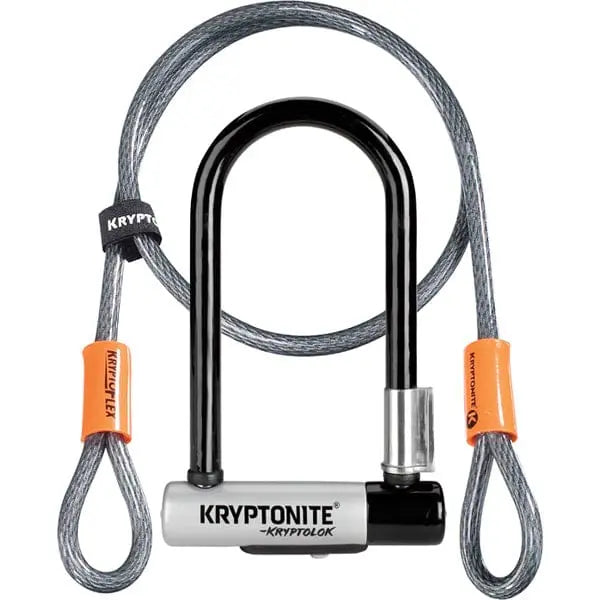 Kryptolok Mini U-Lock With 4 Foot Flex and Flexframe Bracket - Saint ...