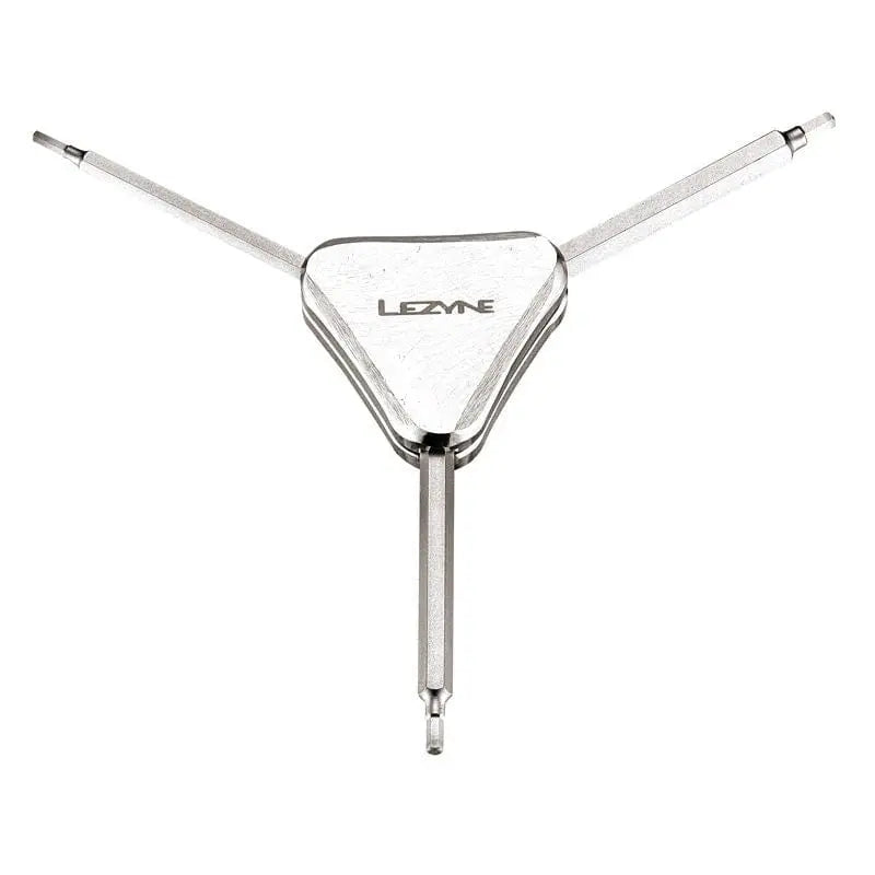 Lezyne Workshop Tool 2 | 2.5 | 3mm / Silver Lezyne - 3 Way Hex Wrench - 2/2.5/3mm