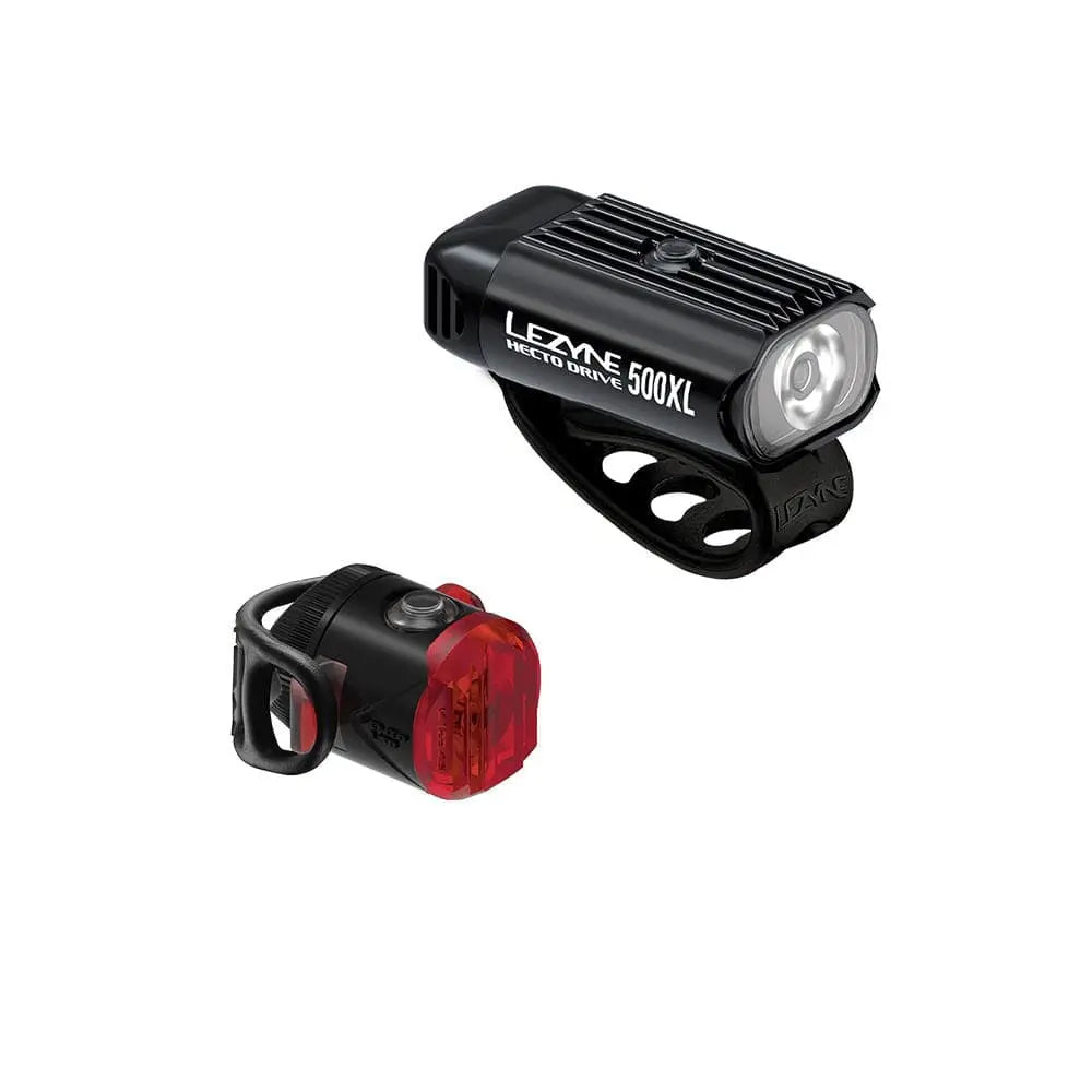 Lezyne Lights 500 / Black Lezyne - Hecto Drive 500XL / Femto USB C Pair