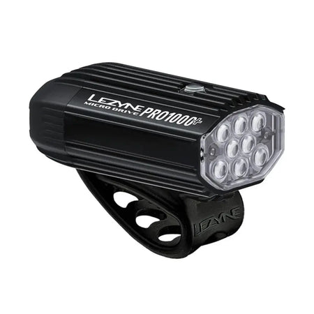 Lezyne Lights 1000 lumins / Black Lezyne - Micro Drive Pro 1000+ Front