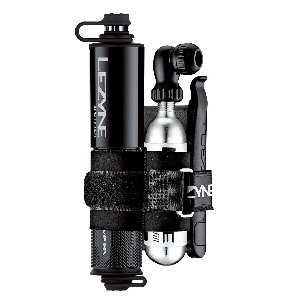 Lezyne Pumps Pocket Drive / Black Lezyne - Pocket Drive HV - Black - Loaded