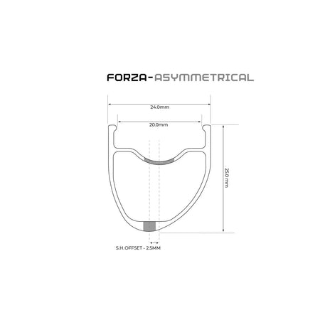 Pacenti Wheelset Forza Rim Brake Wheelset 700c