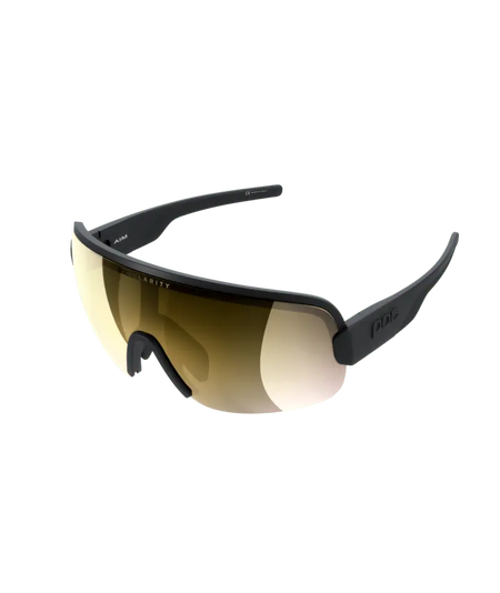 POC Sunglasses Uranium Black/Clarity Road/Partly Sunny Gold / One Size Aim
