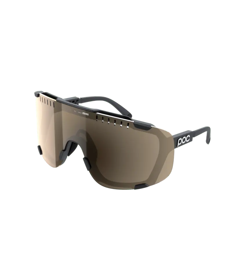 POC Sunglasses Uranium Black/Clarity Trail/Partly Sunny Silver / One Size Devour