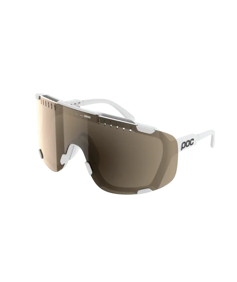 POC Sunglasses Hydrogen White/Clarity Trail /Partly Sunny Silver / One Size Devour