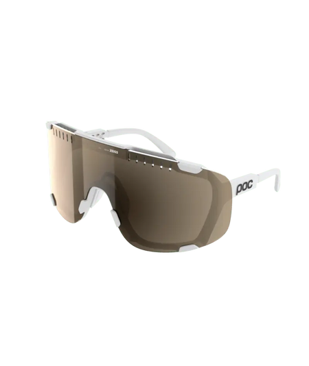 POC Sunglasses Hydrogen White/Clarity Trail /Partly Sunny Silver / One Size Devour