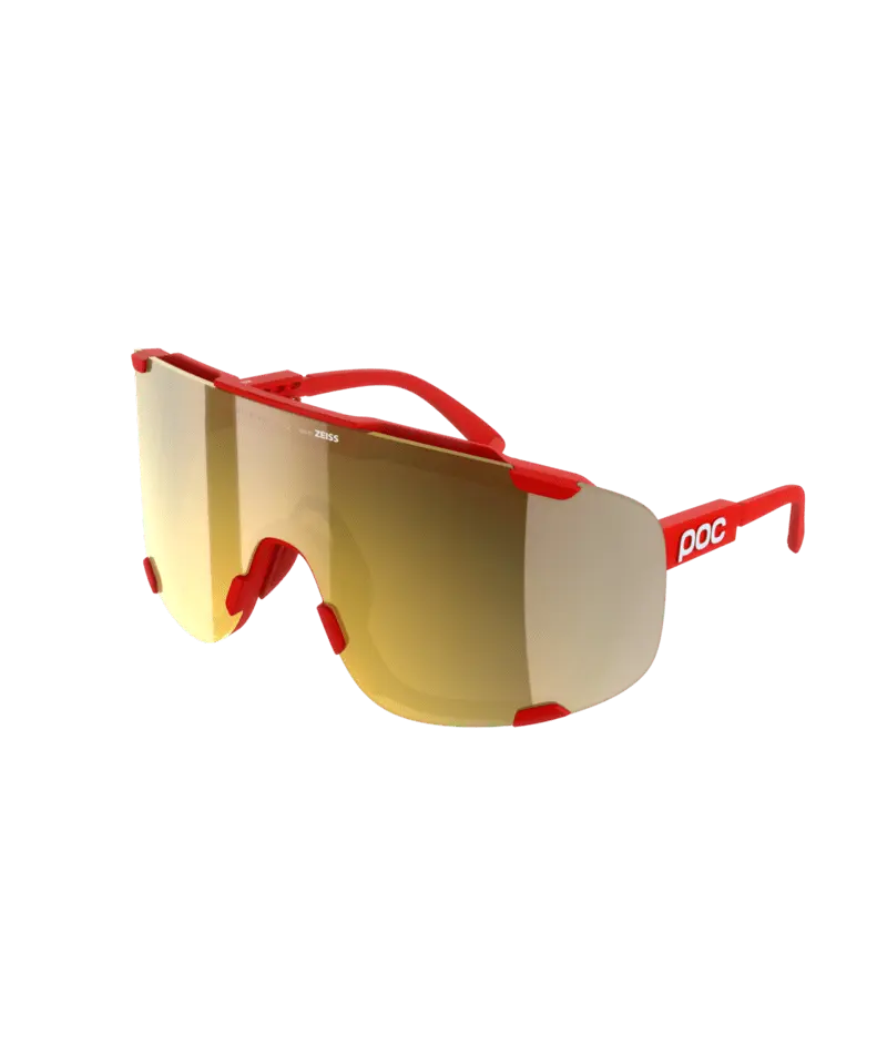 POC Sunglasses Prismane Red/Clarity Road/Partly Sunny Gold / One Size Devour