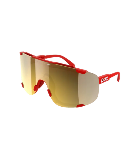 POC Sunglasses Prismane Red/Clarity Road/Partly Sunny Gold / One Size Devour