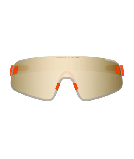 POC Sunglasses Fluo. Orange Translucent/Clarity Road/Partly Sunny Gold / One Size Elicit Toric