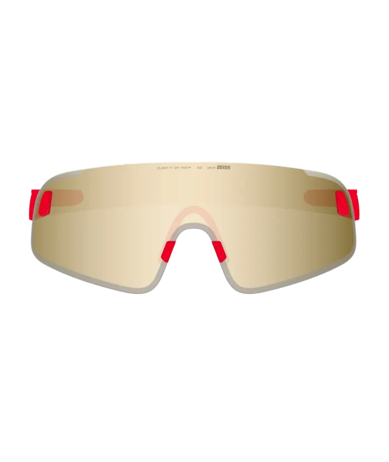 POC Sunglasses Prismane Red/Clarity Road/Partly Sunny Gold / One Size Elicit Toric