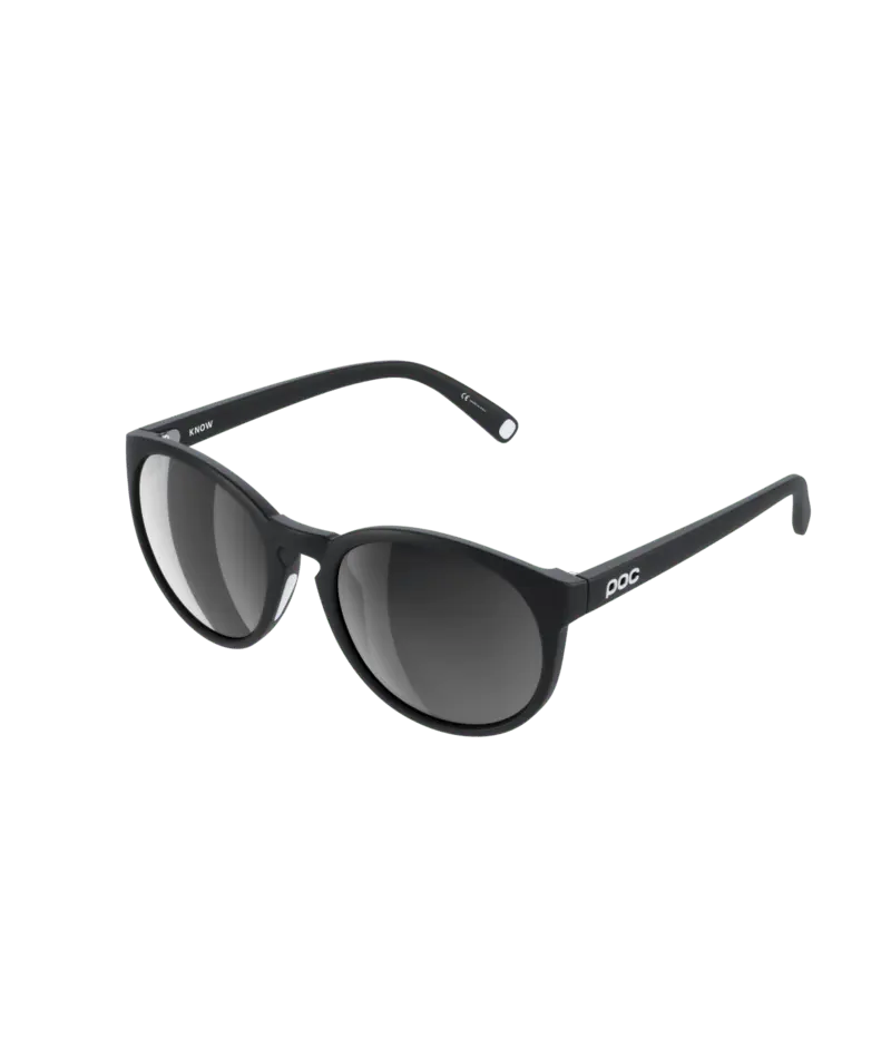 POC Sunglasses Uranium Black/Hydrogen White/Clarity Universal/Sunny Grey / One Size Know